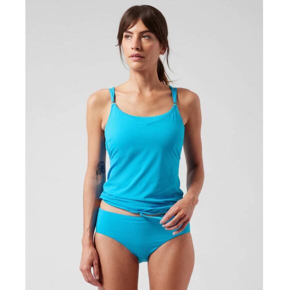 NWT Athleta Seascape Blousy Tankini - 32 B/C - santorini blue - 32 B/C - Picture 1 of 4